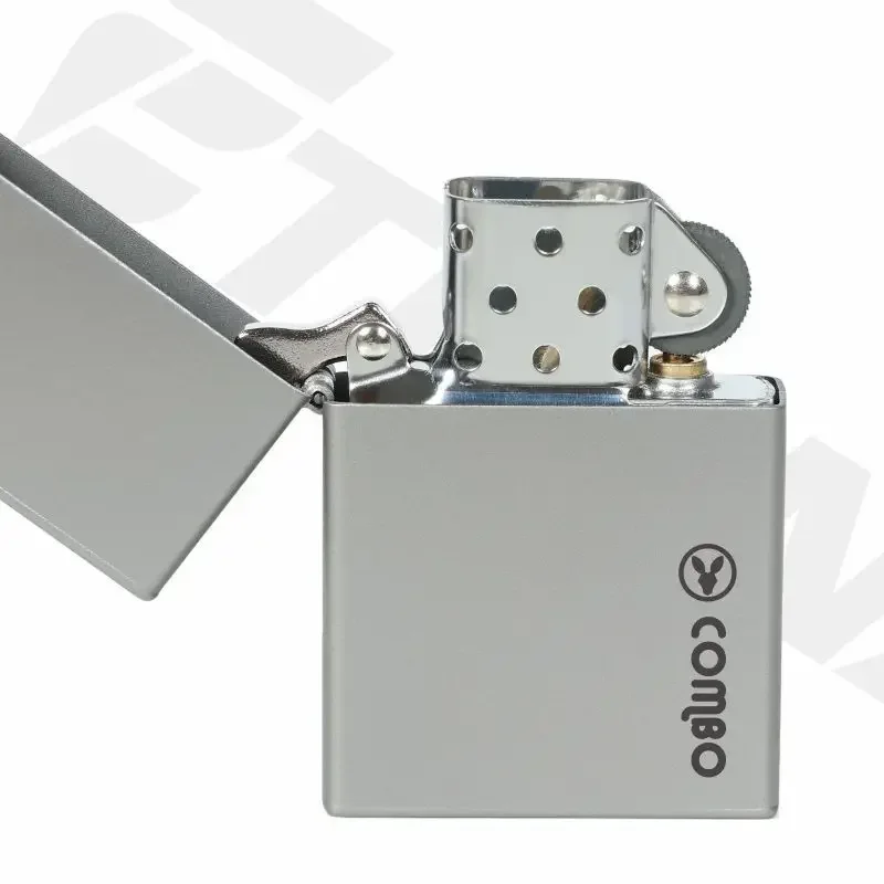 

Outdoor Pure Titanium Case Oil Lighter Portable Ultra Light Ice Crystal Household High Value Smoking Accessories Zorro Movement