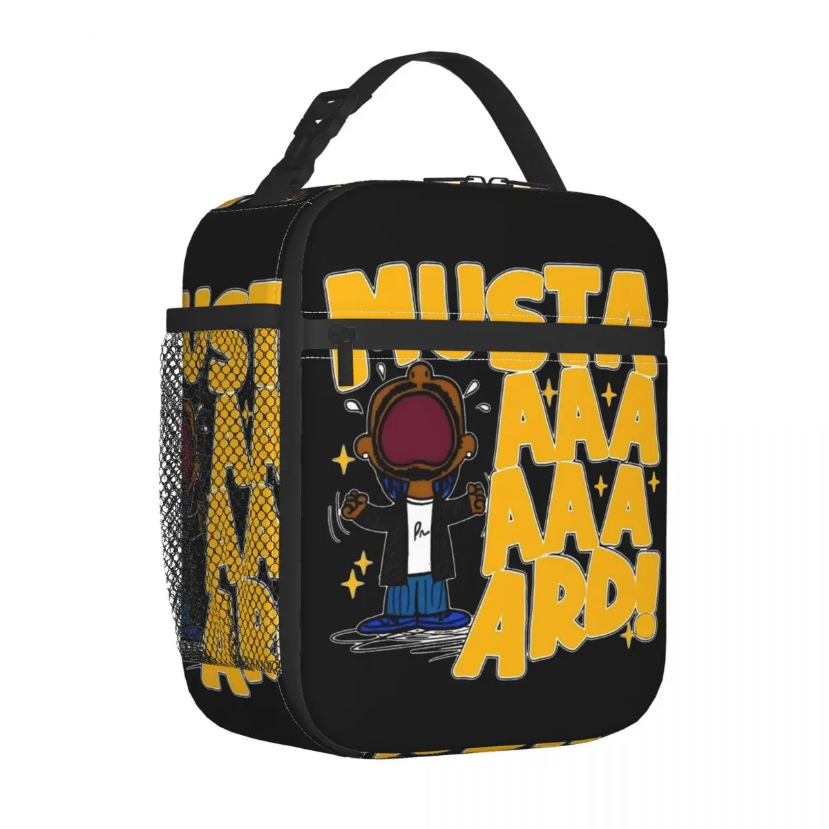 Kendrick Lamar Mustard Merch Insulated Lunch Tote Bag For Picnic Food Storage Bag Reusable Cooler Thermal Lunch Boxes