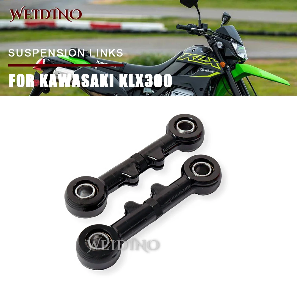 Rear Lowering Link Kit Suspension Motorcycle Accessories For Kawasaki KLX300 2021-2023