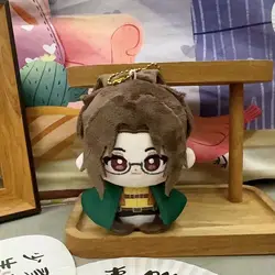 10CM Anime Hange Zoë Levi Ackerman Cosplay Plushie Sitting Posture knapsack Schoolbag Ornament Cute Plush Pendant Keychain Gift