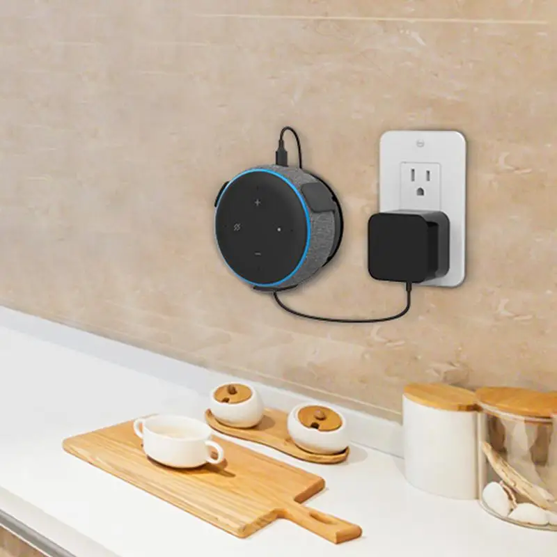 Speaker Wall Mount Houder Voor Echo Dot 3rd Gen Smart Home Luidsprekers Met Ingebouwde Kabel Organizer Voor Dot3 beugel Met Schroeven