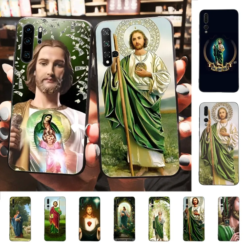 

San Judas Phone Case For Huawei P 8 9 10 20 30 40 50 Pro Lite Psmart Honor 10 lite 70 Mate 20lite