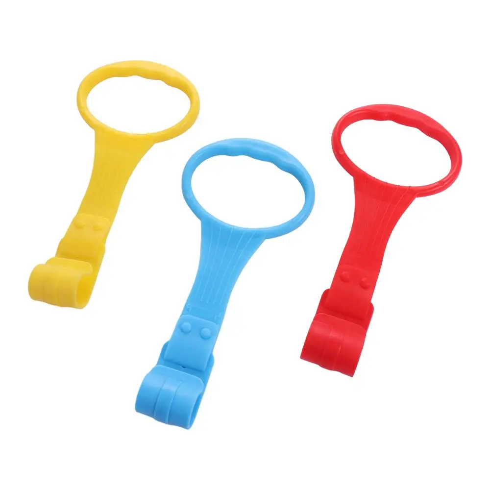 Cute Plastic Pull Ring for Playpen Bed Accessories Solid Color Baby Crib Hooks Hanging Ring Bed Rings