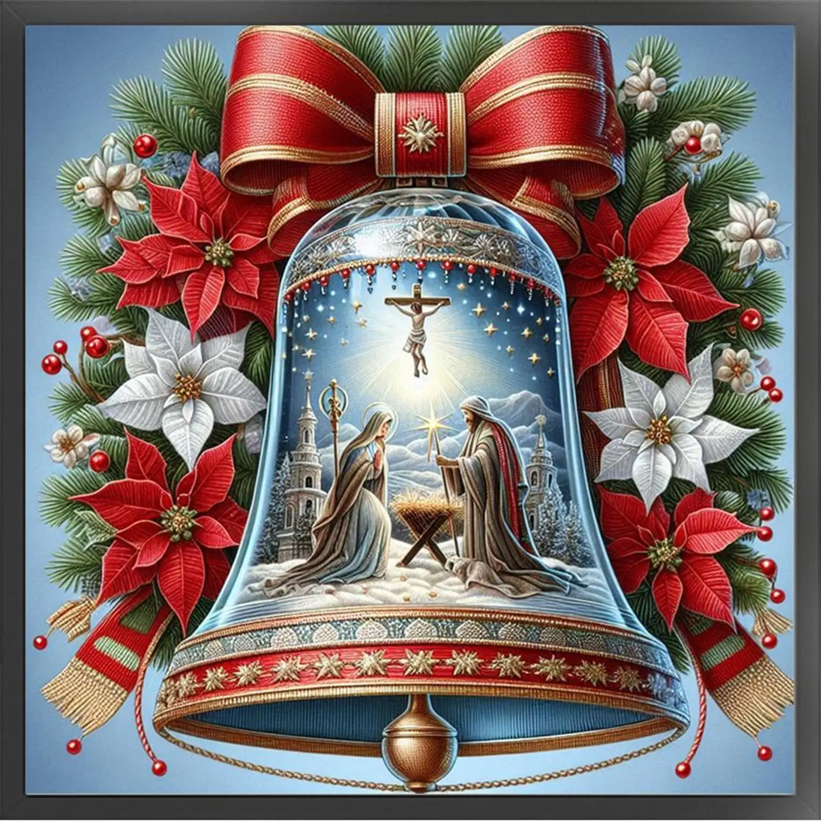 

Набор для вышивания крестиком с ангелом, 14CT, из эко-хлопка, с полной вышивкой, с принтом