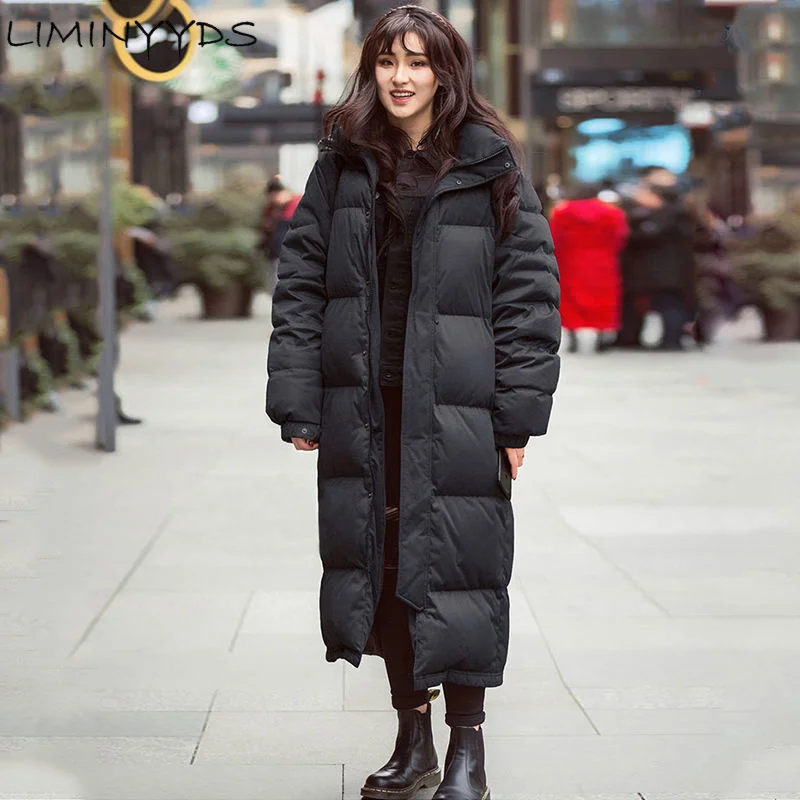 Hooded Coat For Women Autumn Warm Thick Long Puffer Winter 2023 Ladies Down Jackets Couple Models For Men And Women Parka Quilte