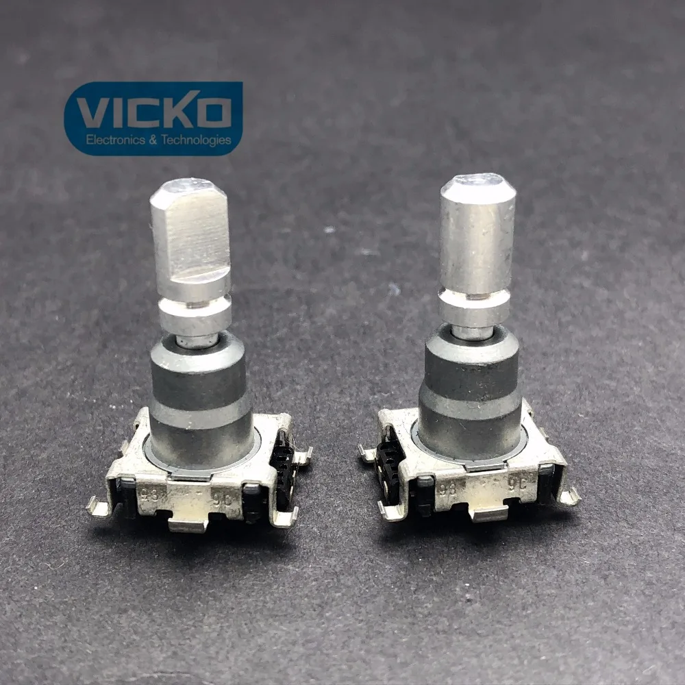 [VK]Import Japan ALPS long life patch encoder switch EC11J belt with switch 30 bit 15 pulse 24mm half shaft potentiometer switch