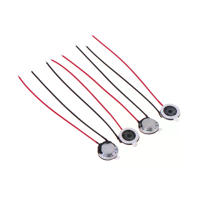 5/10Pcs 8 0.5/1W Round Speaker 10mm Mini Ultra-thin Loudspeaker Horn For Mobile Phone Computer DIY Repair
