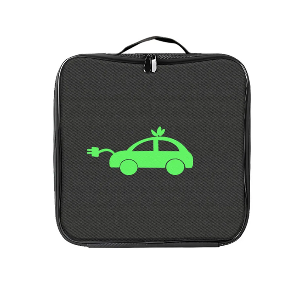 Car Charging Cable Storage Bag For Jumper Carry Bag Waterproof EV Car Rechargeable Gun Storage Organizer For Charging Cables