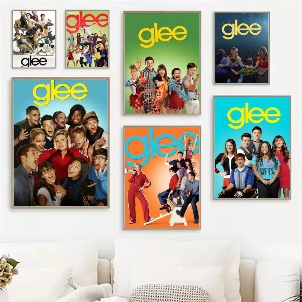 Glee Classics Tv Series Painting Calligraphy HD Canvas Poster living room bedroom bar aesthetic decoration