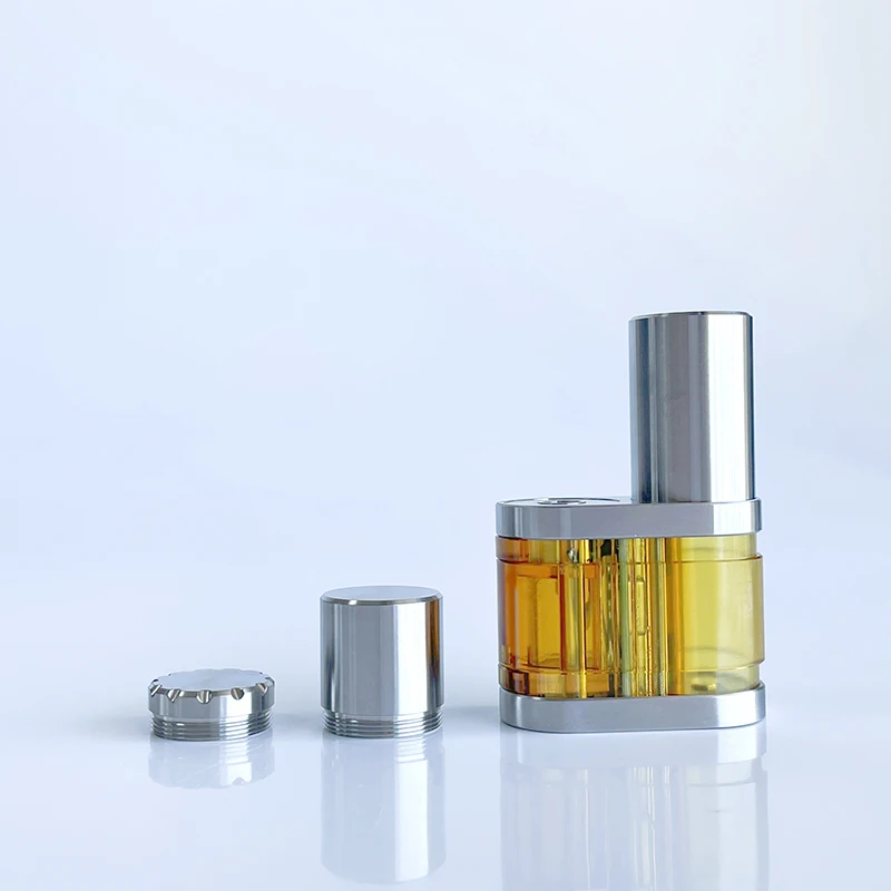 Vape 18x Stratum Balance Style DNA 60W TC VW Box Mod فضي شفاف تمامًا متوافق مع رذاذ بقطر 24 مم #5