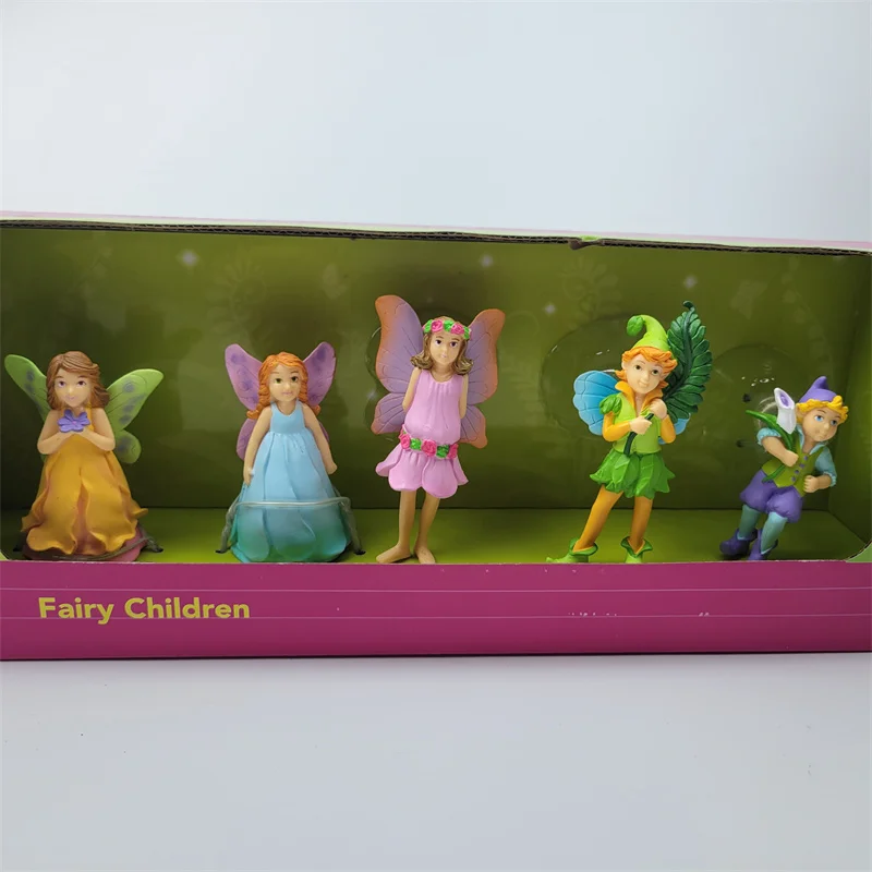 Genuine Disney Princess Mermaid Figure Wonderland Fairy Britain ELC Collection Model Scene Decoration Magical Fairy Friends