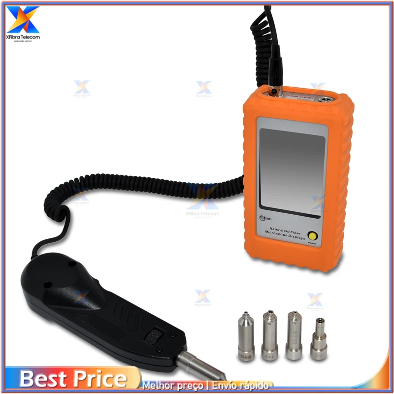 Fiber Optic Inspection Tool, Fiber Inspection Probe + Microscope, End Face Inspection, Magnifier 400X Tool Kit, New