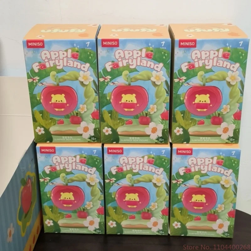 رائجة البيع الأصلي Ufufy أبل أرض الخيال سلسلة صندوق أعمى لطيف الحلي شخصيات كرتونية صندوق غامض اللعب هدايا عيد الميلاد