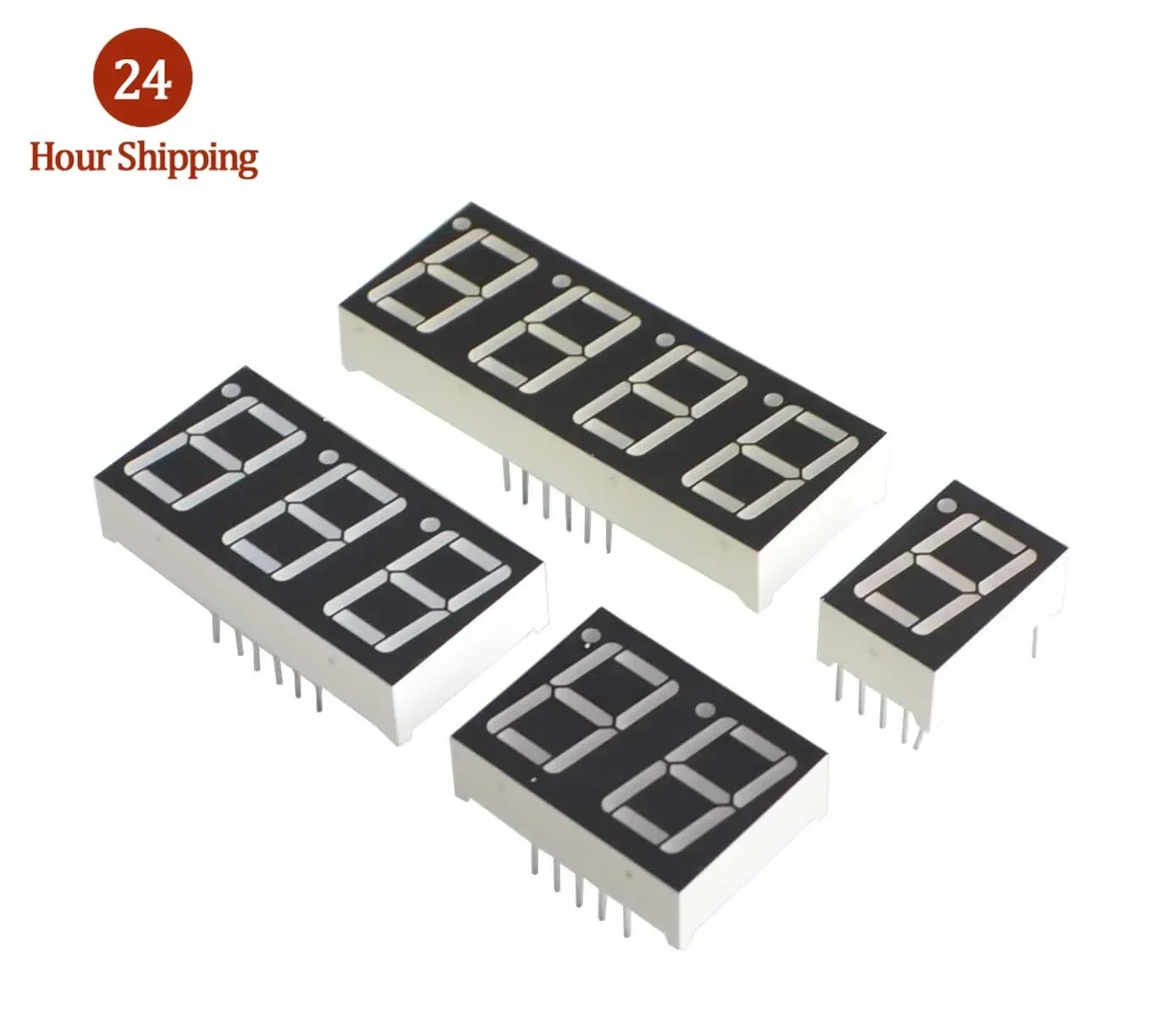 0.56 inch 7 Segment 1bit 2bit 3bit  4bit Digital Tube Red Common Cathode LED Digit Display