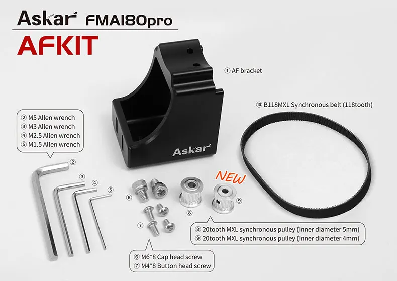 Askar Zwo Eaf Autofocusing Kit For FMA180-Pro