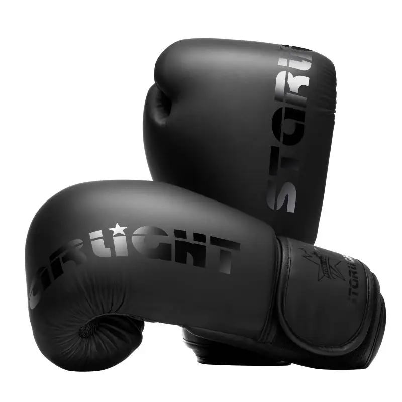 

Luvas de boxe profissionais para homens e mulheres, sanda, muay thai, luta, treinamento, sandbag, luta livre, mma 6, 8, 10, 12oz