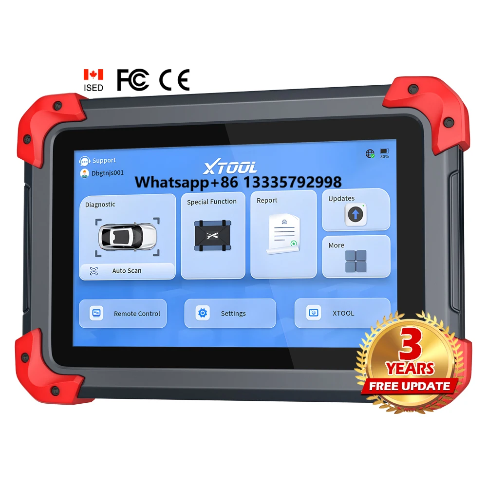 

XTOOL D7 Bi-directional Car Diagnostic Tool OBD2 Scanner ECU Coding Key Programming 36+ Services Auto VIN Car Diagnostic Machine