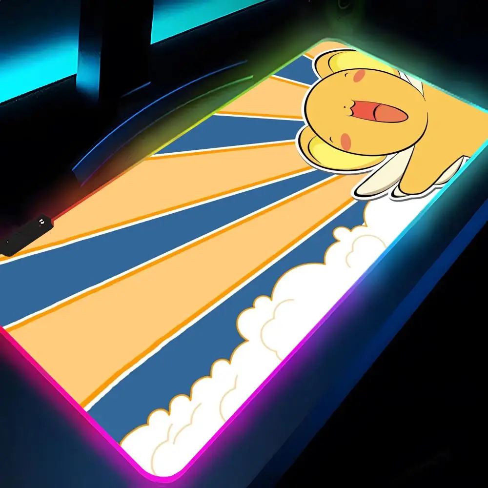 

Cardcaptor Sakura Mouse Pad Rgb Xxl Laptop Mat Gaming Mousepad Backlit Keyboard Gamer Girl Table Pads Desk