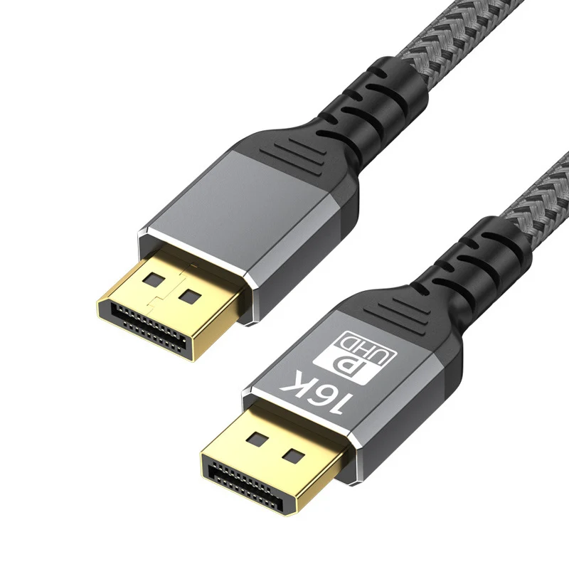 Kabel DisplayPort 2.1 77Gbps 16K 60Hz 3m 2m 1m 0.5m 8K 120Hz HDR Audio 4K Kabel Display Port 3D do monitora komputerowego PC — zdjęcie produktu 7