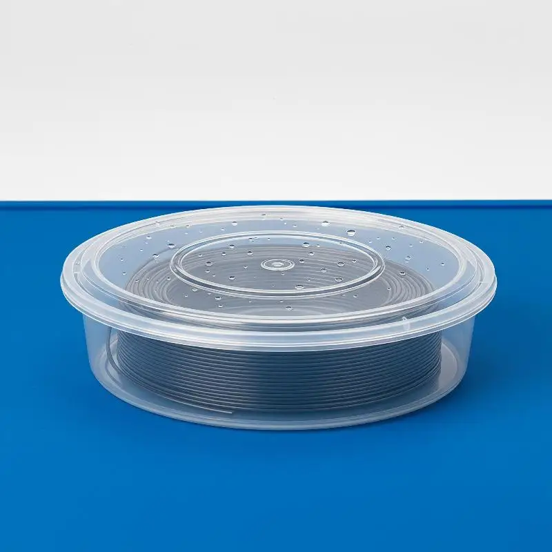 10Pcs Transparent 3D Filament Storage Containers Stackable Dustproof Moisture Proof Holders for Desktop Organization