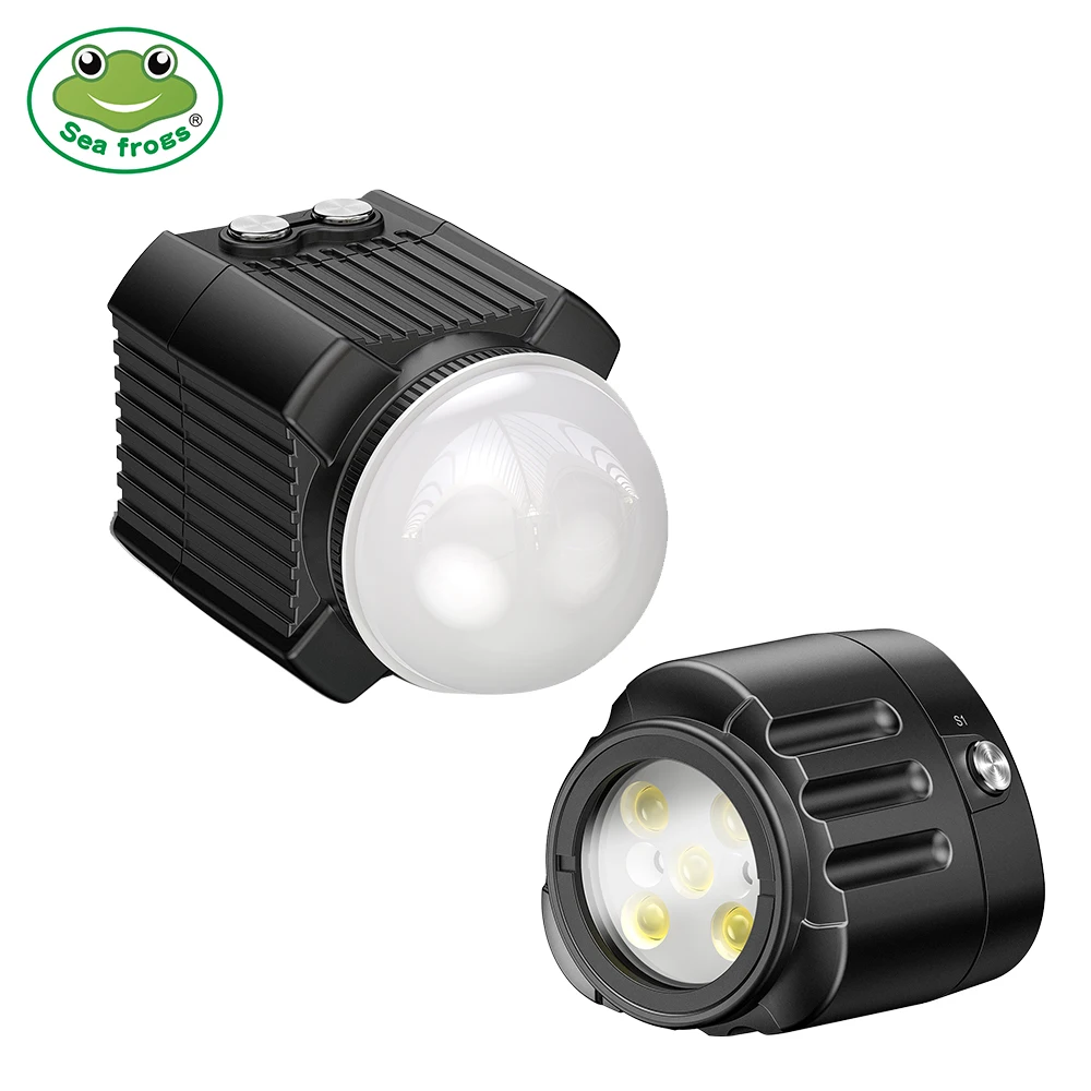 Seafrogs Mini Outdoor Photography Lighting For Action Camera And Phone Waterproof Sube Diving Fill LED Light SL-18 SL-19