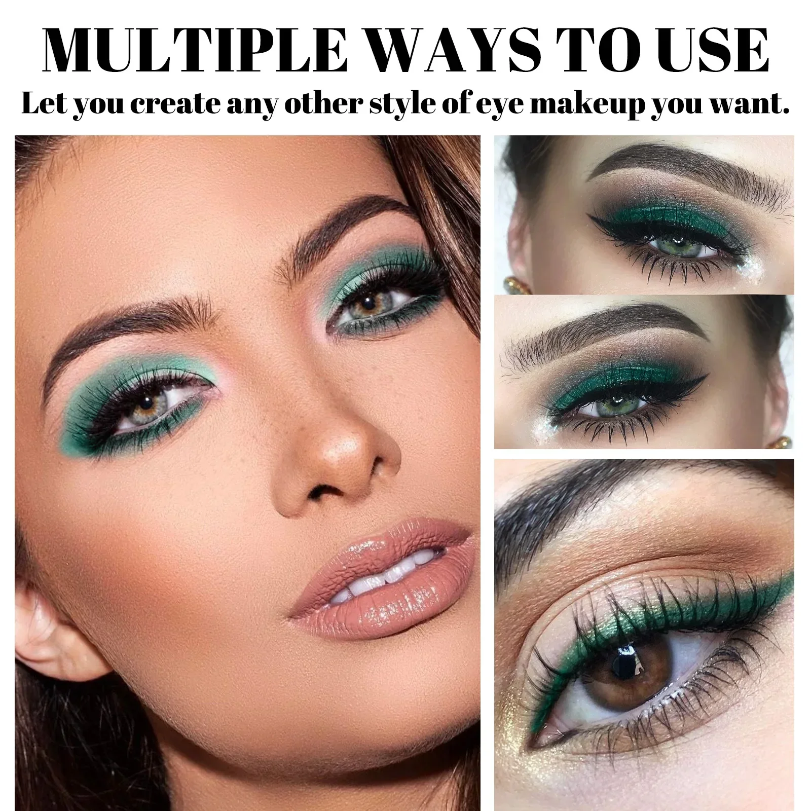 محدد عيون بودرة مقاوم للتلطخ يدوم طويلاً من BIO-DIMOT - مقاوم للماء، متعدد الاستخدام لمظهر العين الطبيعية والجريئة، هدية مثالية لـ