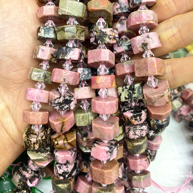Natursteinperlen Aventurin Achate Tigerauge Jade Rosenquarz Jaspis Runde Armbandperlen für Schmuckherstellung Diy Armband – Detail 6