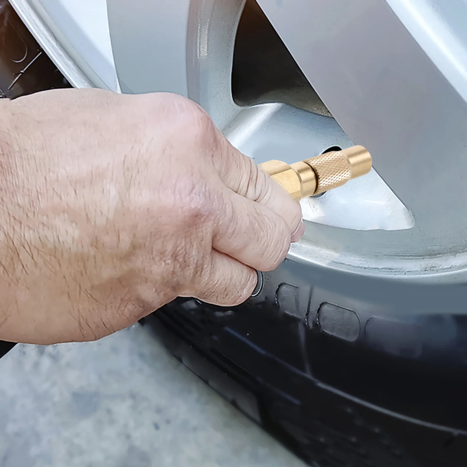 

Brass Air Compressor Hose Connector Quick Connect Fitting Threaded Nozzle Tire Inflator Paddle Board Valve Adapter High