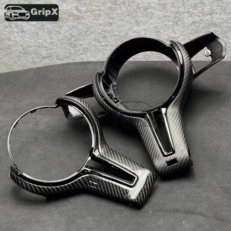 

Steering wheel trim carbon fiber, matte carbon fiber, suitable for BMW M-series F80 F82 F10 F06 F12 F13 F15 F16 M-sport F20