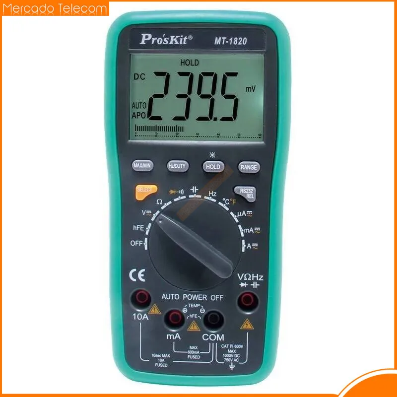 

Pro'skit MT-1820 automatic range intelligent anti-burning dual digital display multimeter multi-purpose multimeter