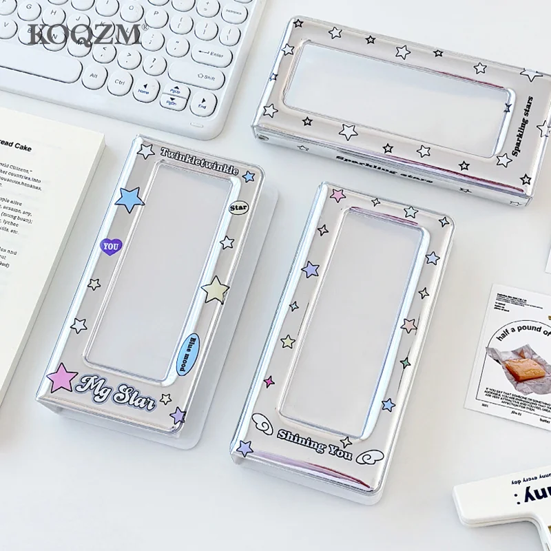 

1pc 4 Grid Idol Album Photo Card Collect Book Album Postcard Collector Card Photo Binder Card Kpop Binder Gift Collection