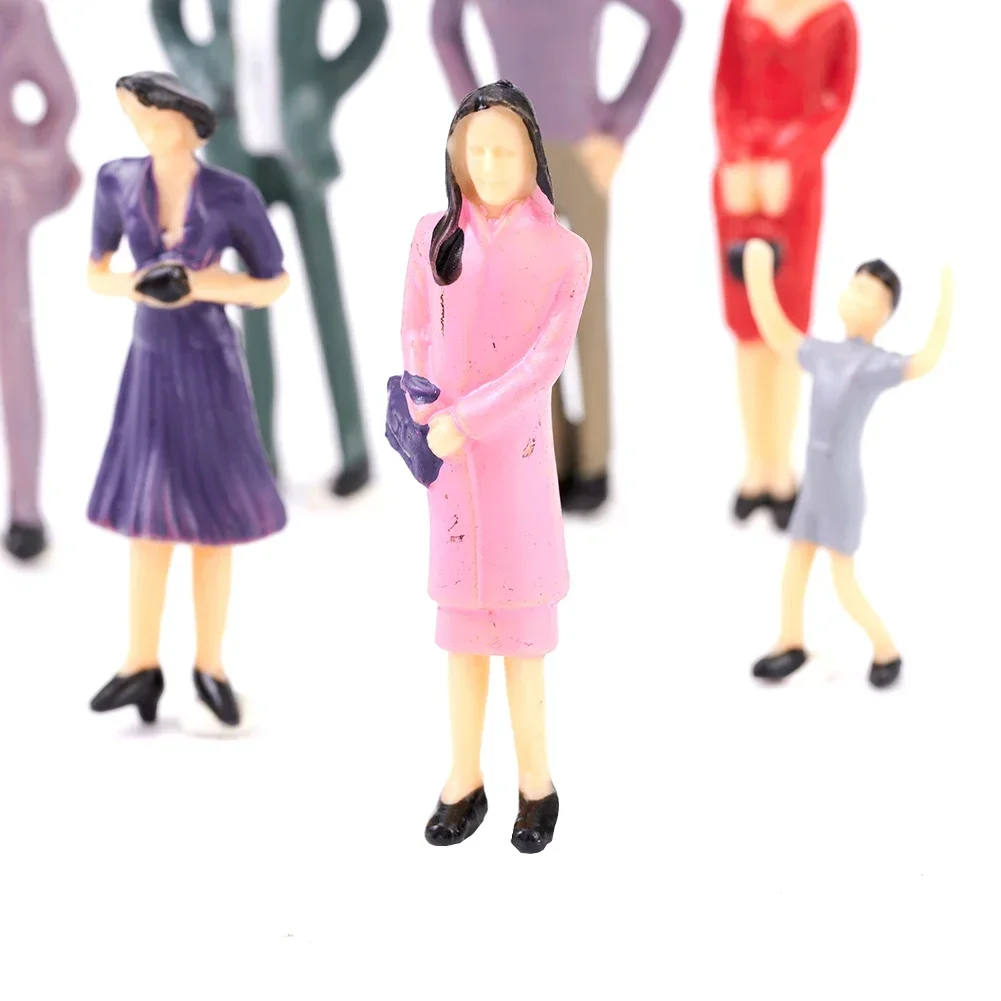 Figures Model People Sand Table Model Making Scene Decoration People Plastic 1 Gauge Scale Plastic Standing 1:32