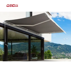 CE certificate automatic electric retractable shade awning for patio terrace balcony window outdoor