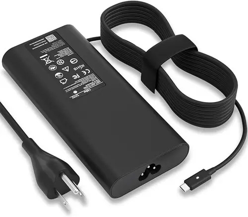 Imagen 2 del producto Cargador de ordenador portátil USB C de 130W para Dell Precision 5470 5480 5550 5560 5530 5570 5750 5760 5770 3550 3560 3570 3571 2 en 1,XPS 15 17 957