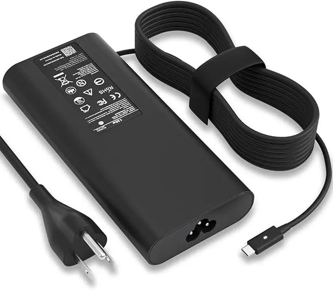 Imagem -02 - Carregador de Laptop Usb c 130w para Dell Precision 5470 5480 5550 5560 5530 5570 5750 5760 5770 3550 3560 3570 3571 em 1xps 15 17 957