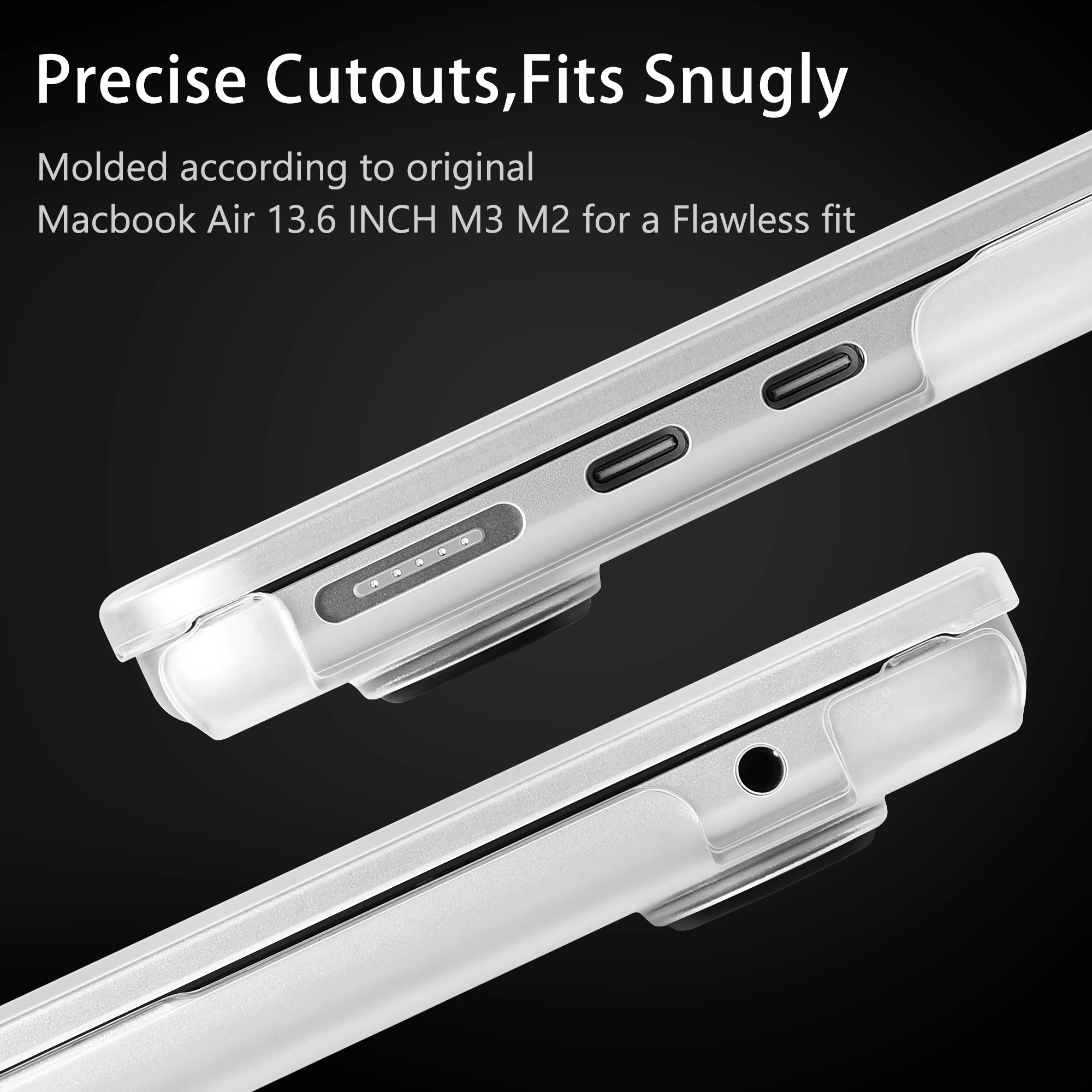 Soft case 2024 M3 Compatible for Macbook Air Pro M2 13 inch A2681 A3113 A2337 A3114 A2941 Air 15 Pro case A2338 A2251 A2289 Pro