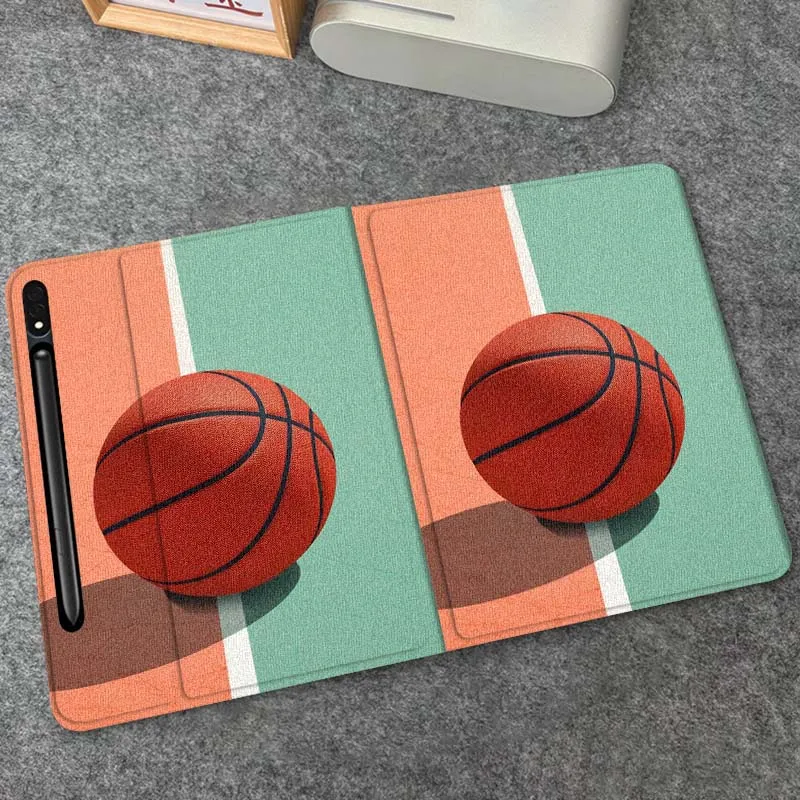 

Basketball Football Cool For Samsung Galaxy Tab S9 S10 S6 S7 S8 FE Plus Lite Inch Foldable Cover Tablet Case