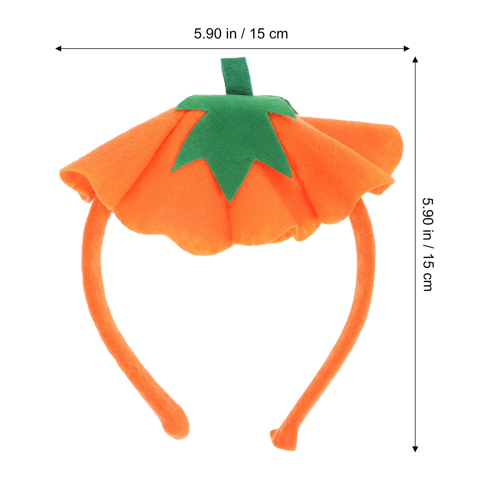 Laranja Halloween Pumpkin Hat, Acessórios Fantasias, Headband Decor Bands, Cabelo do bebê