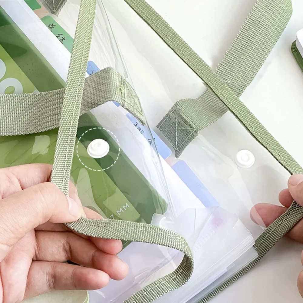 13 zakken accordeon bestandsmap transparante waterdichte bestandsmap flip ontwerp grote capaciteit documententas voor schoolkantoor