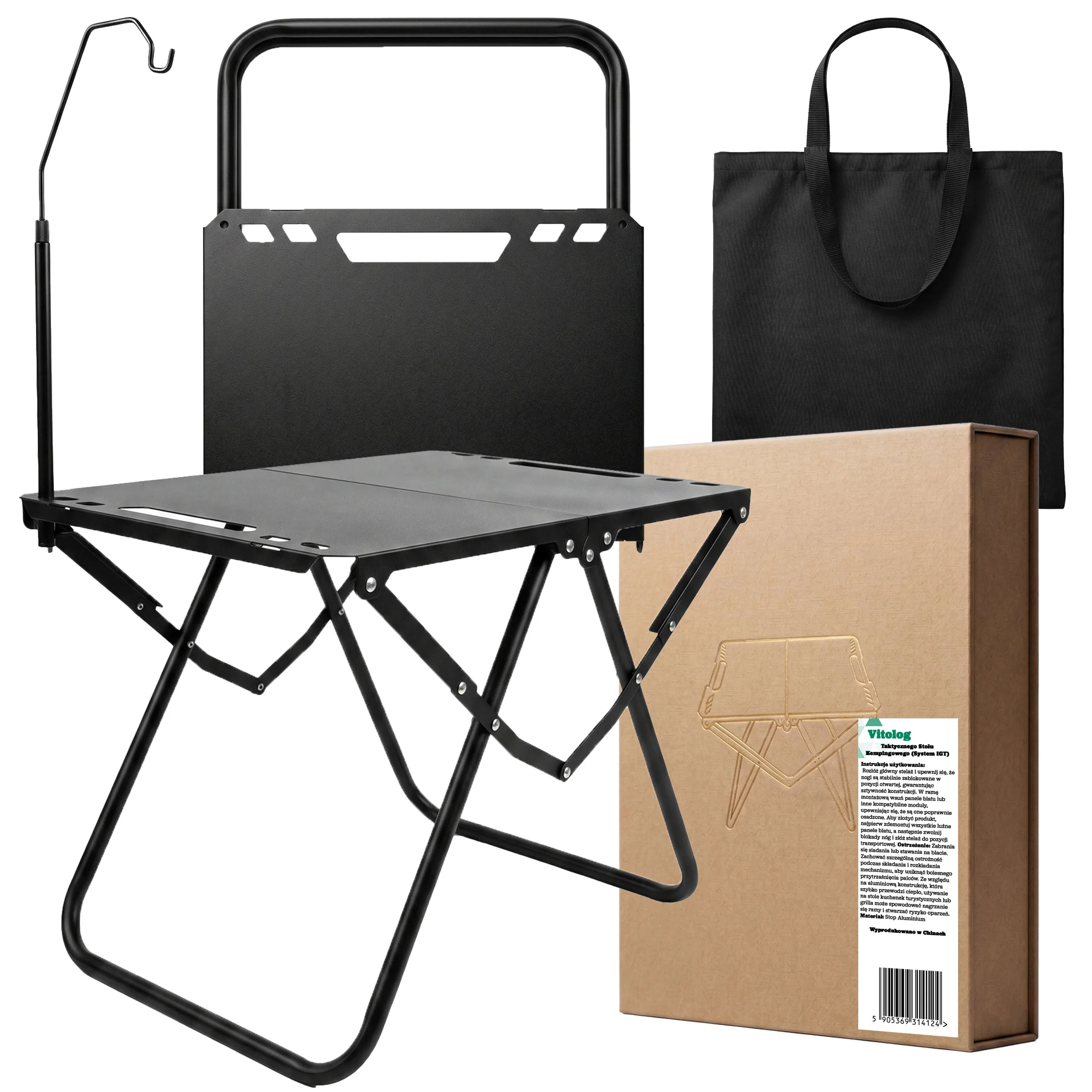 Toeristentafel Campingtafel Opvouwbare vistafel Outdoor Camping Strand Klein