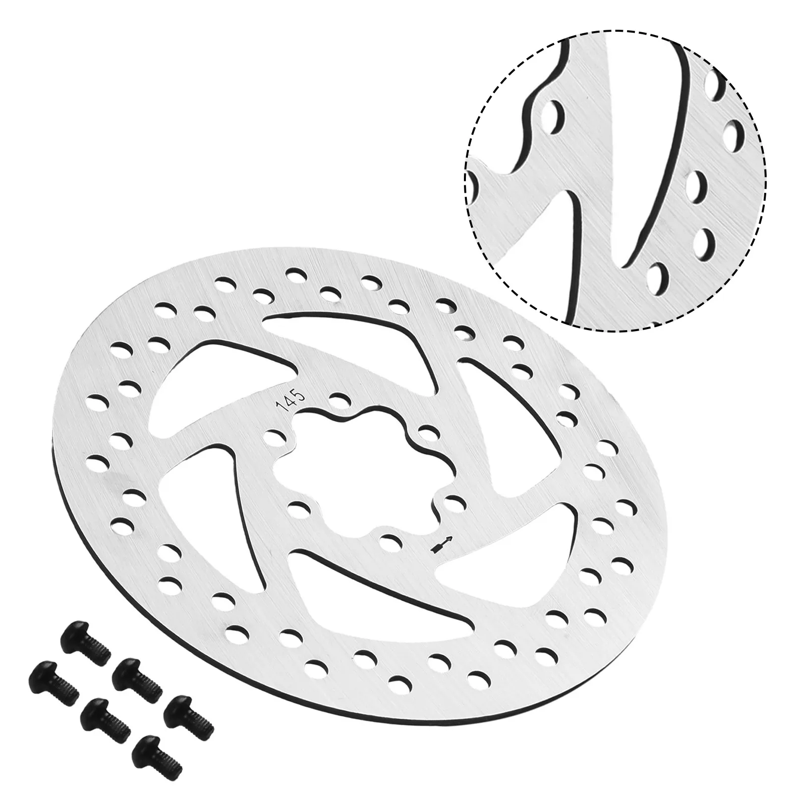 Upgrade Your Scooter\'s Safety with our 145mm Disc Brake for rotor for VSETT 10+ for dualtron for kaabo Electric Scooter MTB