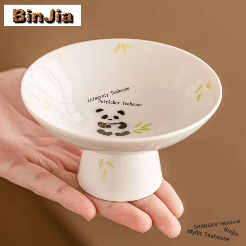 Hand Hand Drawn Panda Fruit Dishes Handmade Pastry Plate Food Storage Tray Household Hospitality Dishes Plate Cha Supplies Decoration - Aliexpress Deal