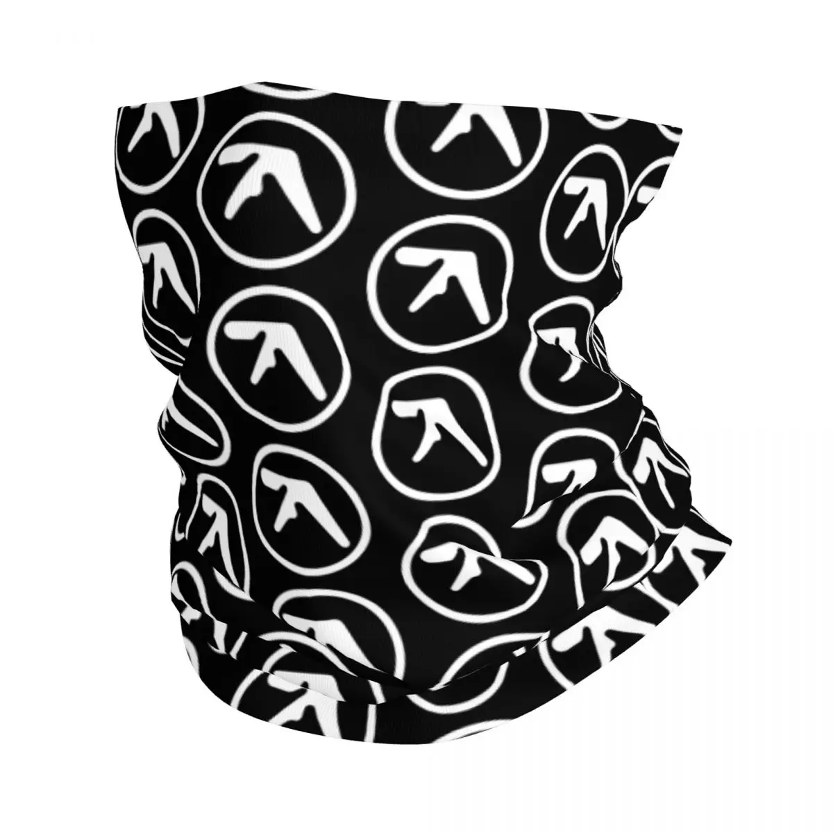 Aphex Twin Neck Gaiter Men Women UV Face Shield Winter Electronic Music Artist Producer Bandana Scarf for Cycling