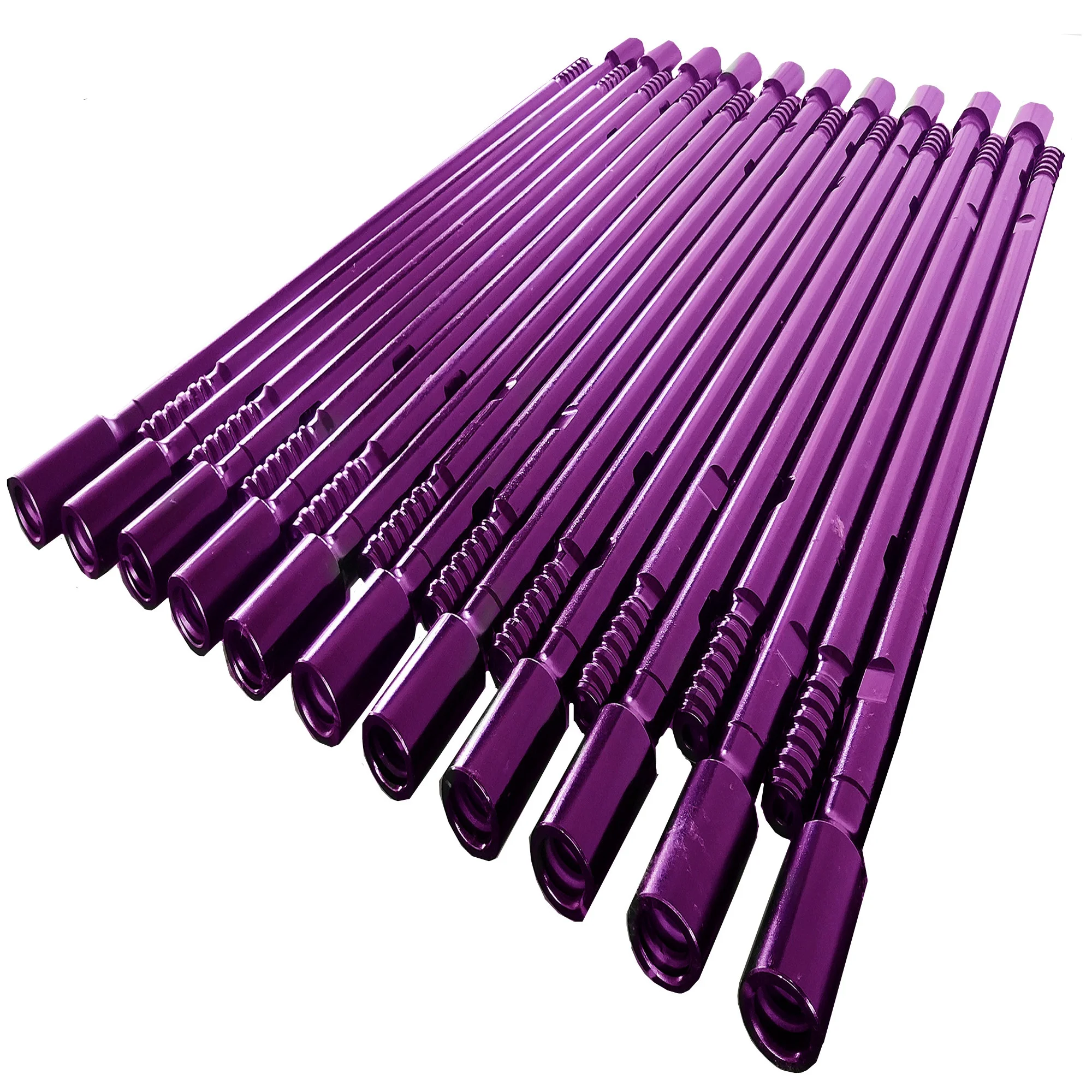 Rock Drill Rod  Mining Drilling Tools T45 Top Hammer Threaded Extension Drill Rod