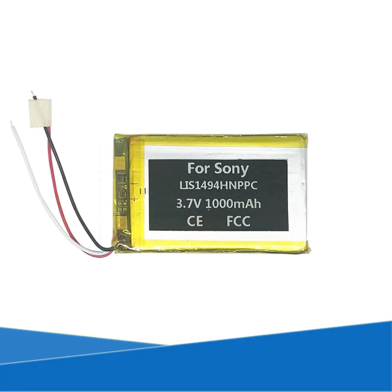 Аккумулятор LIS1494HNPPC емкостью 1000 мАч для игровой гарнитуры Sony NWZ-A15-A16-A17 NWZ-F885 NW-F886-F887 NWZ-F800-F805-F806 MP4/5 MDR-HW700DS
