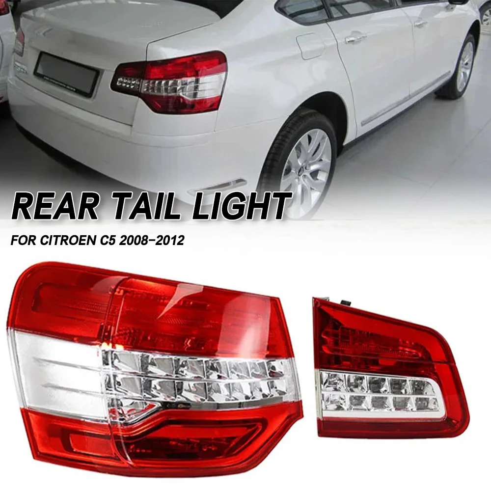 

For Citroen C5 2008 2009 2010 2011 2012 Car Tail light Rear Bumper Light Stop Brake Lamp Turn Signal Warning