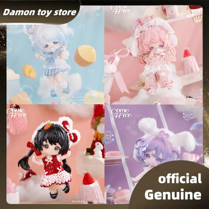 

Genuine Bonnie Milk Cake Dream Cream Puffs Series Bjd Blind Box Lovely Model Dolls Desktop Decoration Bonnie Mystery Box As Gfit
