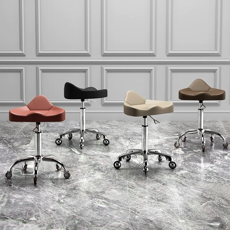 

Universal pulley low stool rotary lifting chair barber shop manicure stool bar stool beauty salon special round stool