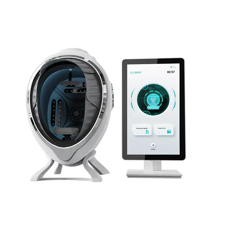 Professional Beauty Salon 3D Face Test Camera Moji Diagnosis Skin Detector Analysis Facial Skin Analyzer Machine
