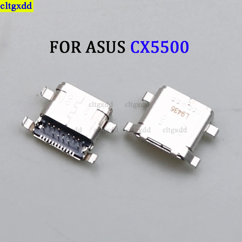 cltgxdd 1 piece FOR ASUS Zenfone 4 ZE520kl ZE554kl charging port tail plug interface ASUS CX5500 socket USB Type c 24 pin socke